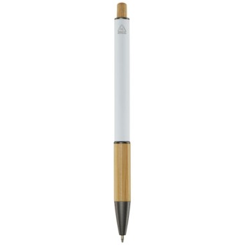 Penna a sfera in alluminio riciclato Darius (inchiostro blu)