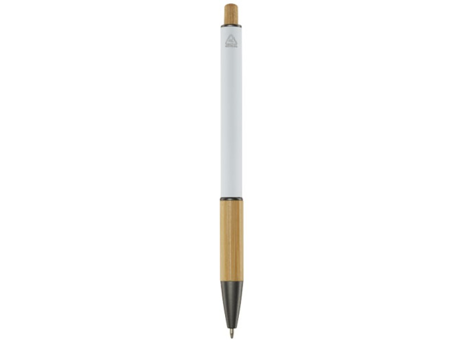 Penna a sfera in alluminio riciclato Darius (inchiostro blu)