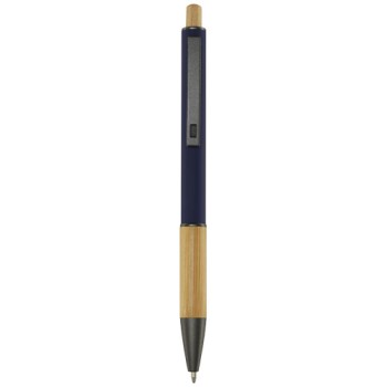 Penna a sfera in alluminio riciclato Darius (inchiostro blu)