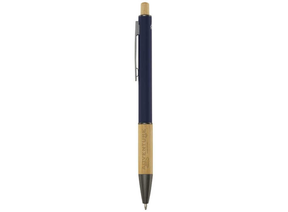 Penna a sfera in alluminio riciclato Darius (inchiostro blu)