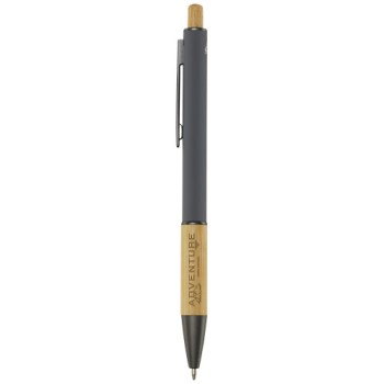 Penna a sfera in alluminio riciclato Darius (inchiostro nero)