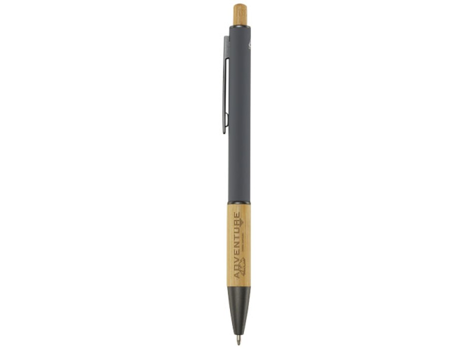 Penna a sfera in alluminio riciclato Darius (inchiostro nero)