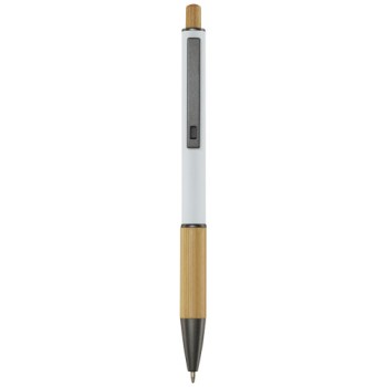 Penna a sfera in alluminio riciclato Darius (inchiostro nero)
