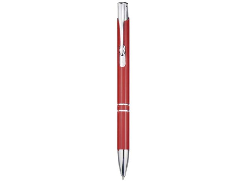 Penna a sfera in alluminio riciclato Moneta (inchiostro blu)