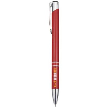 Penna a sfera in alluminio riciclato Moneta (inchiostro blu)