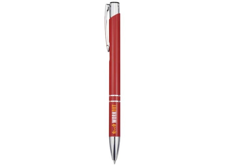 Penna a sfera in alluminio riciclato Moneta (inchiostro blu)