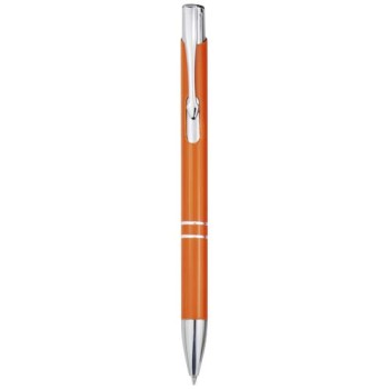Penna a sfera in alluminio riciclato Moneta (inchiostro blu)