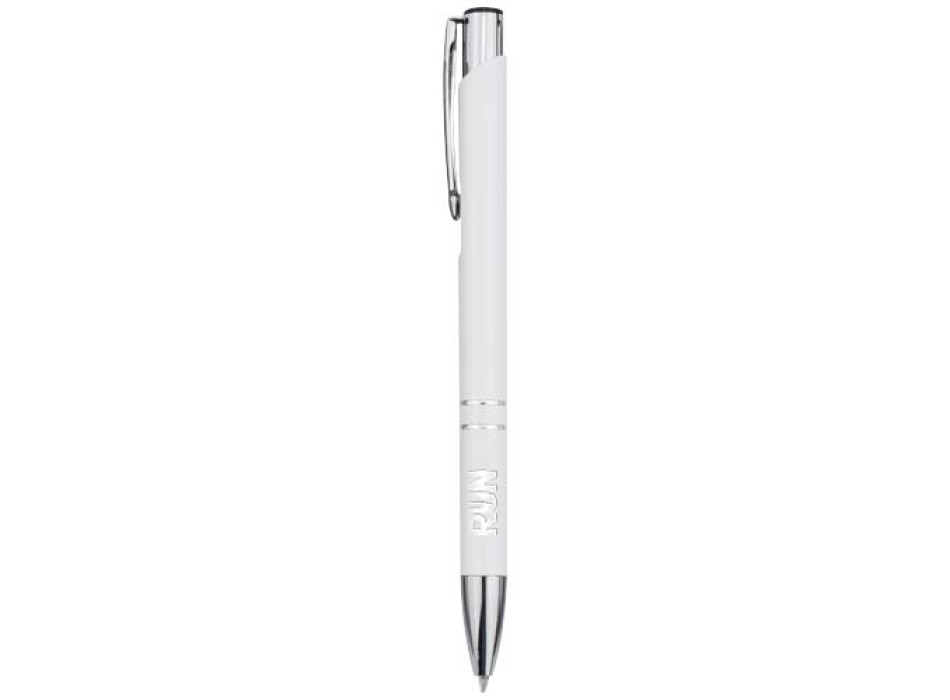 Penna a sfera in alluminio riciclato Moneta (inchiostro blu)
