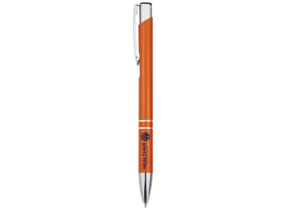 Penna a sfera in alluminio riciclato Moneta (inchiostro blu)