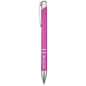 Penna a sfera in alluminio riciclato Moneta (inchiostro blu)