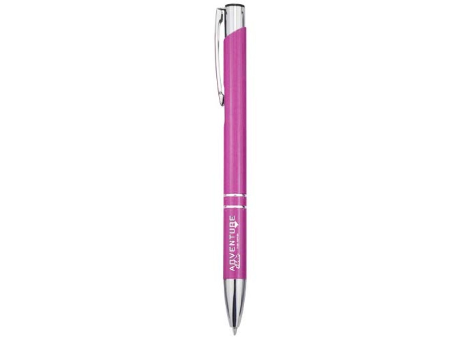 Penna a sfera in alluminio riciclato Moneta (inchiostro blu)