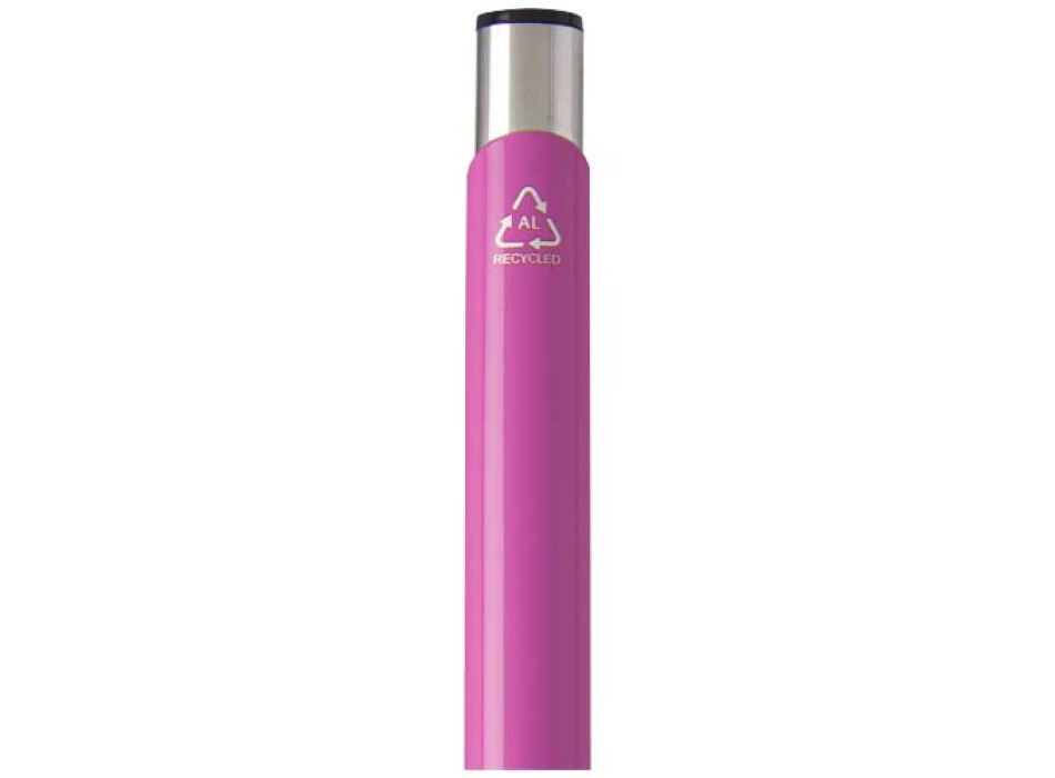 Penna a sfera in alluminio riciclato Moneta (inchiostro blu)