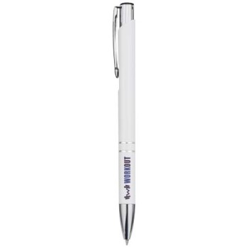 Penna a sfera in alluminio riciclato Moneta (inchiostro blu)