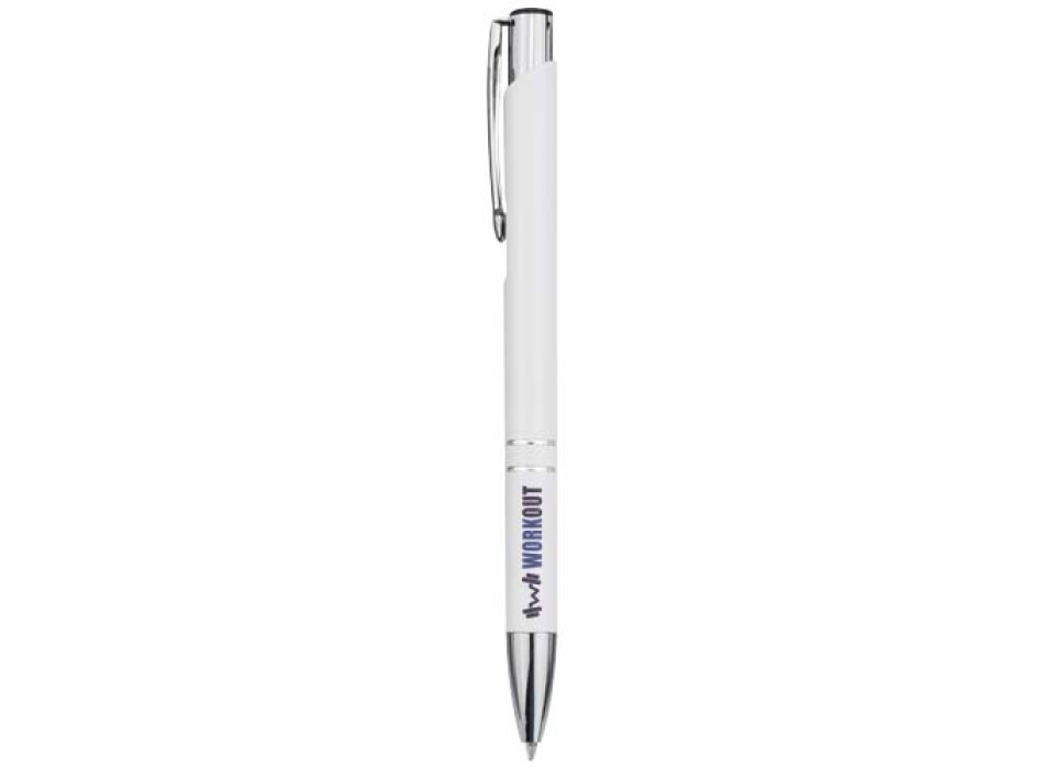 Penna a sfera in alluminio riciclato Moneta (inchiostro blu)