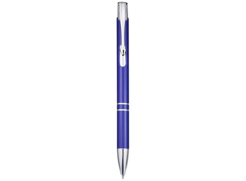 Penna a sfera in alluminio riciclato Moneta (inchiostro blu)