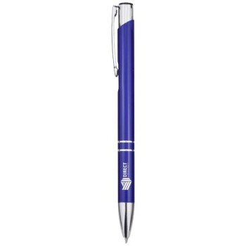 Penna a sfera in alluminio riciclato Moneta (inchiostro blu)