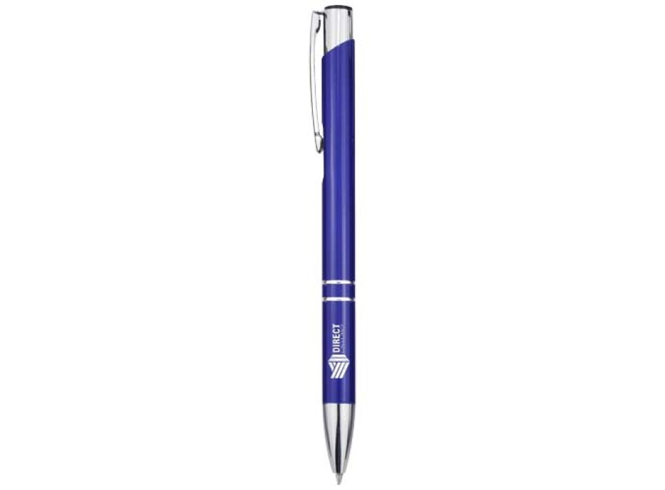 Penna a sfera in alluminio riciclato Moneta (inchiostro blu)