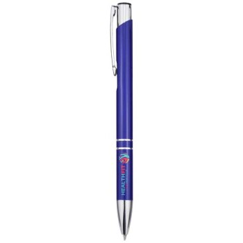 Penna a sfera in alluminio riciclato Moneta (inchiostro blu)