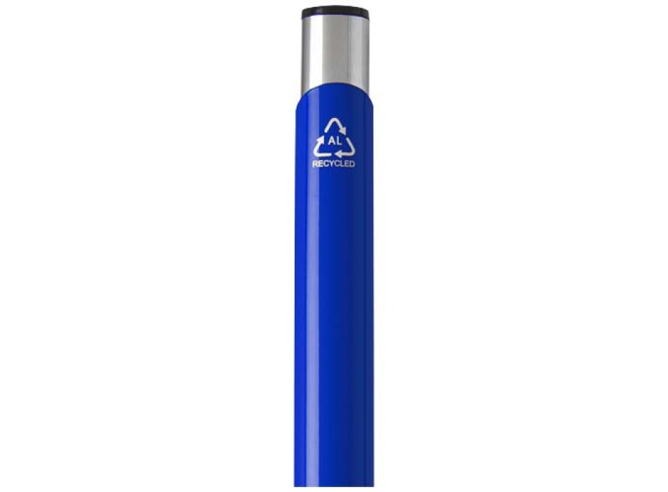 Penna a sfera in alluminio riciclato Moneta (inchiostro blu)