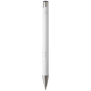 Penna a sfera in alluminio riciclato Moneta (inchiostro blu)