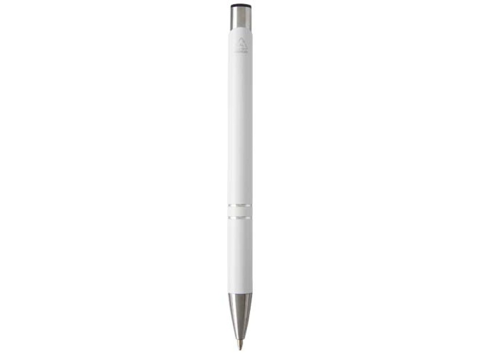 Penna a sfera in alluminio riciclato Moneta (inchiostro blu)