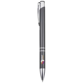 Penna a sfera in alluminio riciclato Moneta (inchiostro blu)