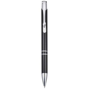 Penna a sfera in alluminio riciclato Moneta (inchiostro blu)
