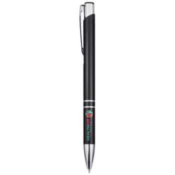 Penna a sfera in alluminio riciclato Moneta (inchiostro blu)