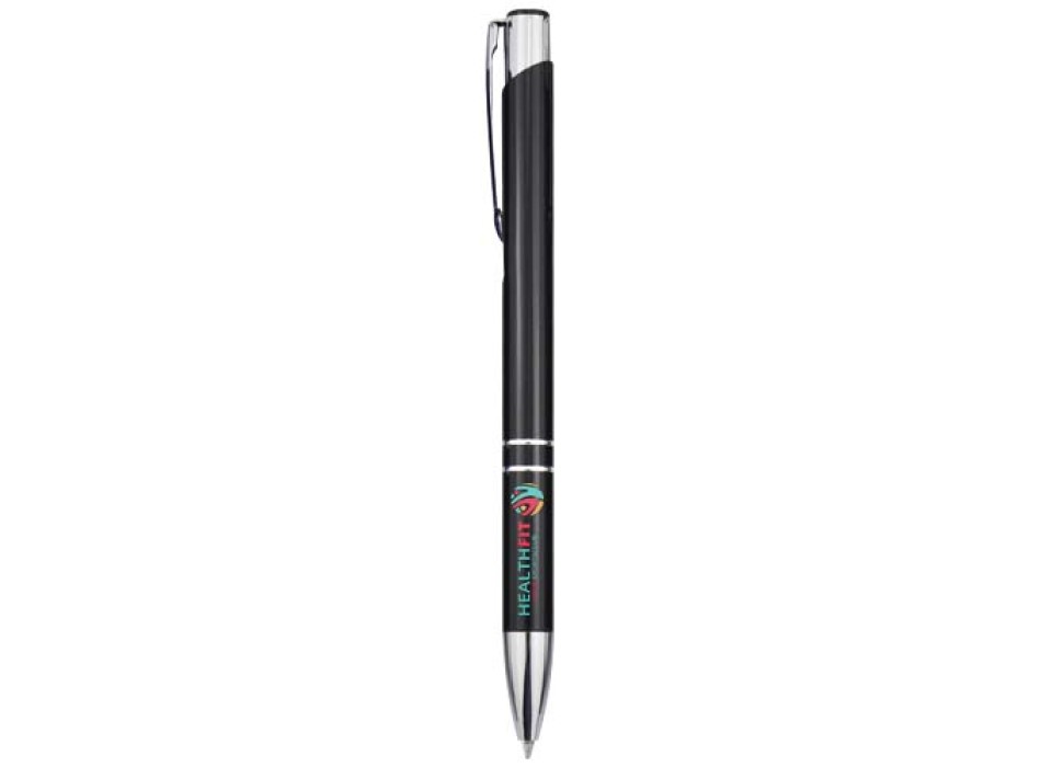 Penna a sfera in alluminio riciclato Moneta (inchiostro blu)