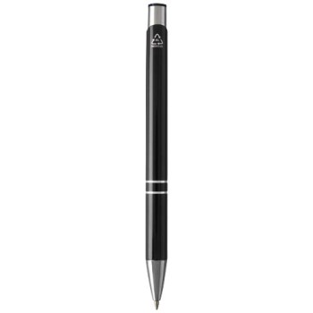 Penna a sfera in alluminio riciclato Moneta (inchiostro blu)