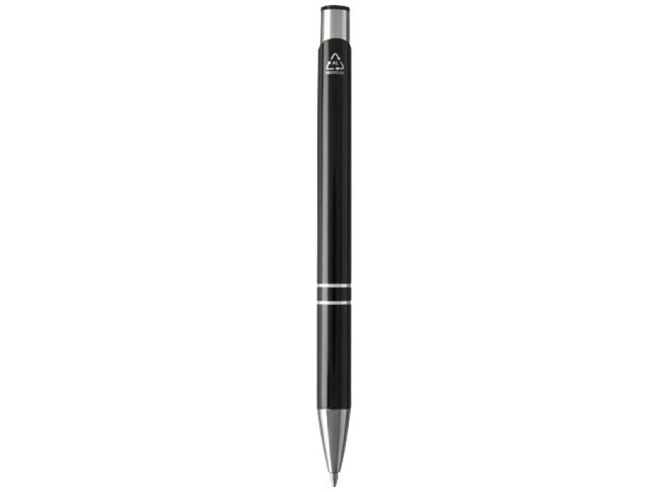 Penna a sfera in alluminio riciclato Moneta (inchiostro blu)