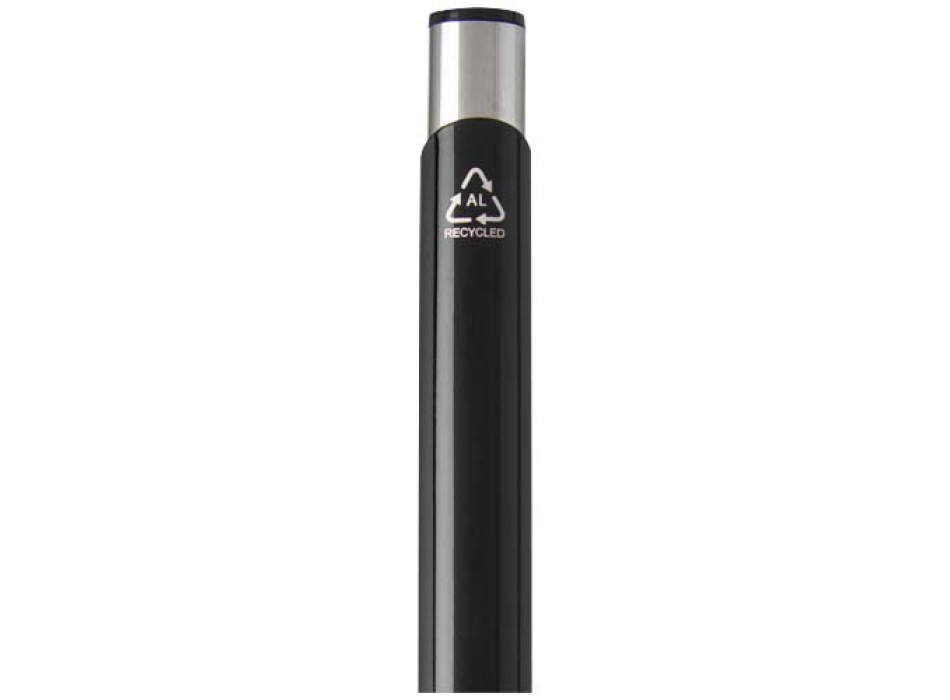 Penna a sfera in alluminio riciclato Moneta (inchiostro blu)