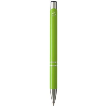 Penna a sfera in alluminio riciclato Moneta (inchiostro blu)