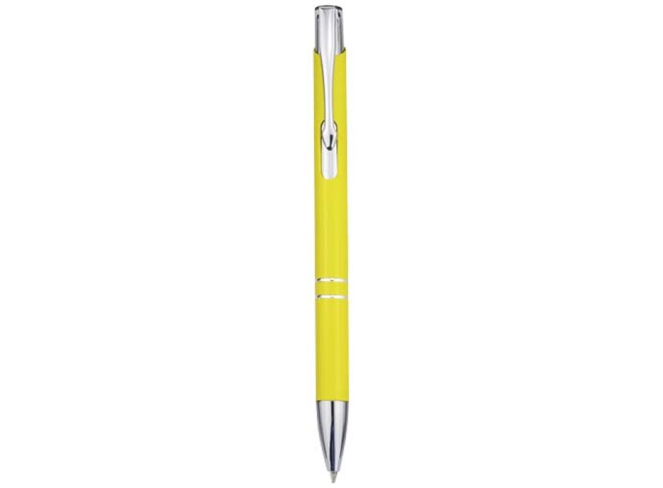Penna a sfera in alluminio riciclato Moneta (inchiostro blu)
