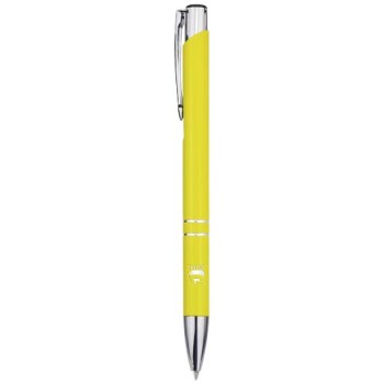 Penna a sfera in alluminio riciclato Moneta (inchiostro blu)