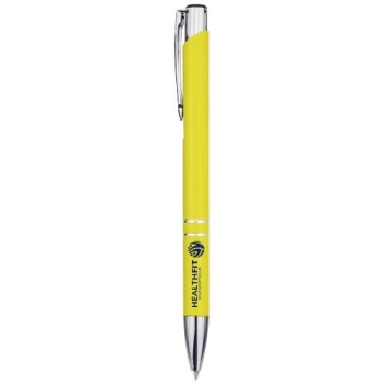 Penna a sfera in alluminio riciclato Moneta (inchiostro blu)