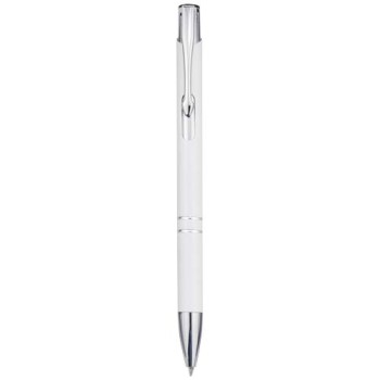 Penna a sfera in alluminio riciclato Moneta (inchiostro blu)