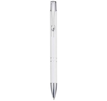 Penna a sfera in alluminio riciclato Moneta (inchiostro blu)