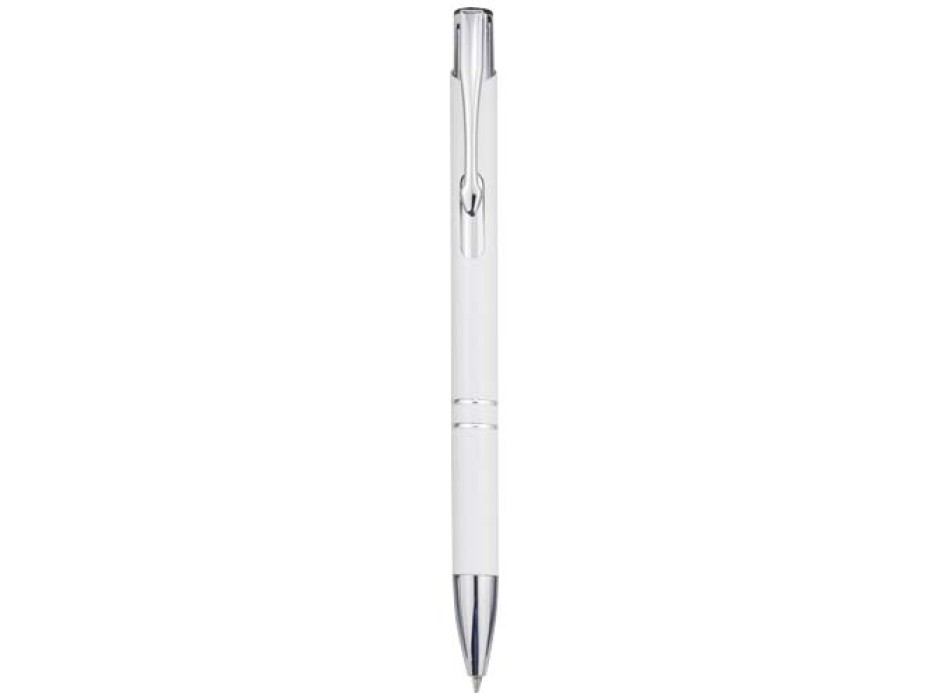 Penna a sfera in alluminio riciclato Moneta (inchiostro blu)