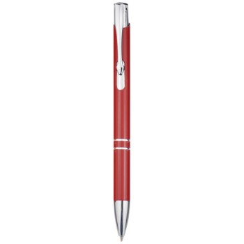 Penna a sfera in alluminio riciclato Moneta (inchiostro nero)