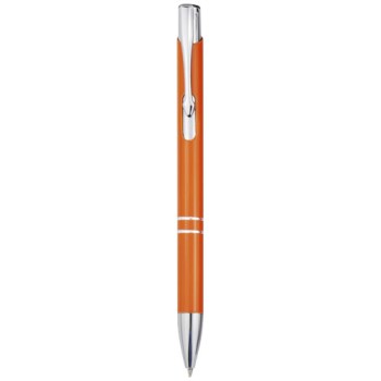 Penna a sfera in alluminio riciclato Moneta (inchiostro nero)