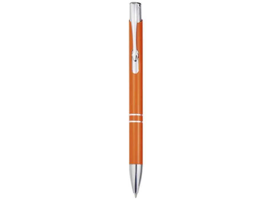 Penna a sfera in alluminio riciclato Moneta (inchiostro nero)