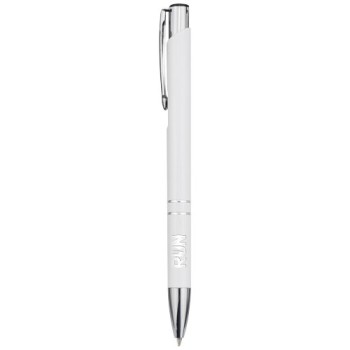 Penna a sfera in alluminio riciclato Moneta (inchiostro nero)