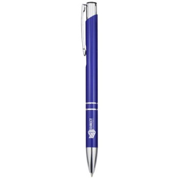 Penna a sfera in alluminio riciclato Moneta (inchiostro nero)