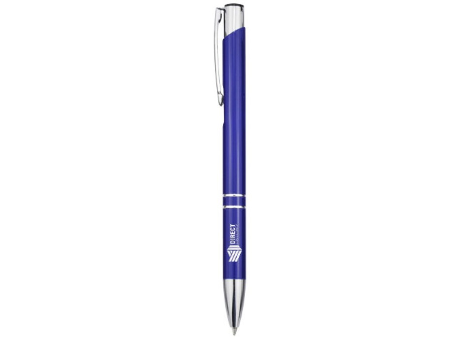 Penna a sfera in alluminio riciclato Moneta (inchiostro nero)