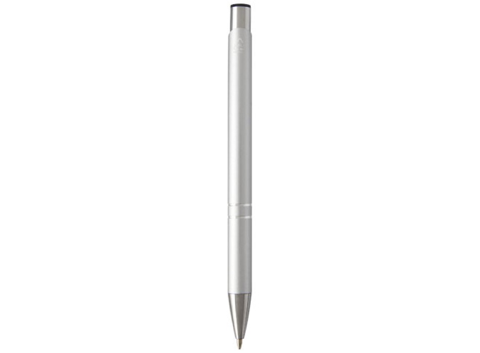 Penna a sfera in alluminio riciclato Moneta (inchiostro nero)