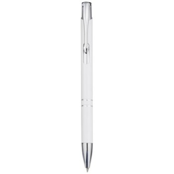 Penna a sfera in alluminio riciclato Moneta (inchiostro nero)