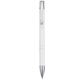 Penna a sfera in alluminio riciclato Moneta (inchiostro nero)