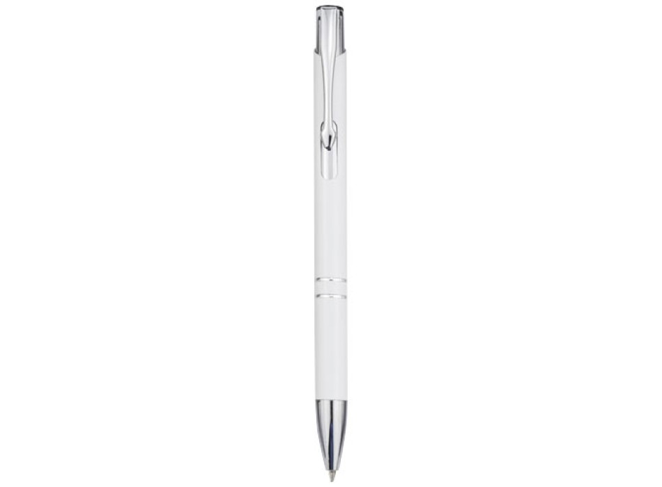 Penna a sfera in alluminio riciclato Moneta (inchiostro nero)
