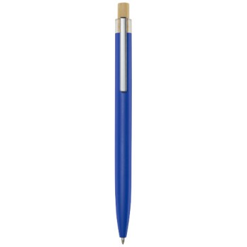 Penna a sfera in alluminio riciclato Nooshin (inchiostro blu)